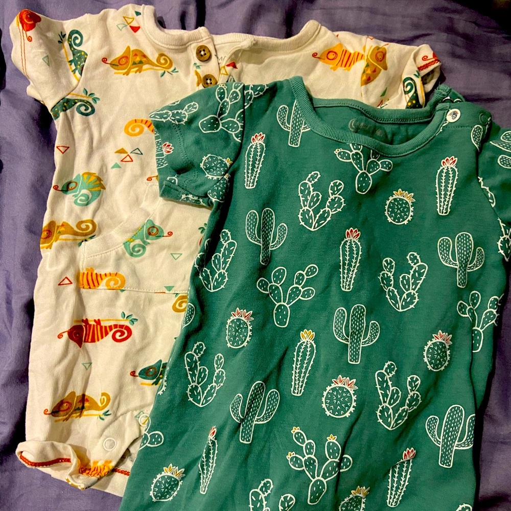 Mac & Moon Baby Boy Rompers x 6